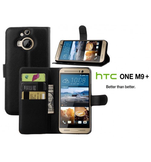 HTC M9 Plus Wallet leather case+Pen