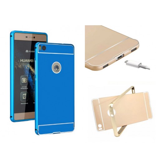 Huawei P8 ultra thin metal bumper case+Comb