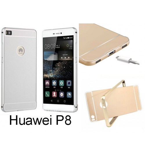 Huawei ascend P8 ultra thin metal bumper case+Comb