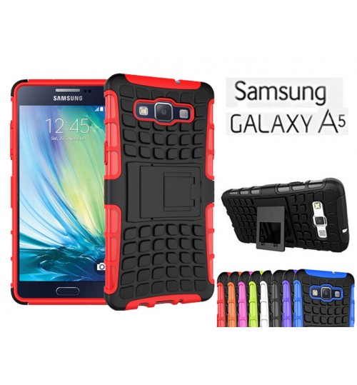 Galaxy A5 Case Heavy Duty Hybrid Kickstand Combo