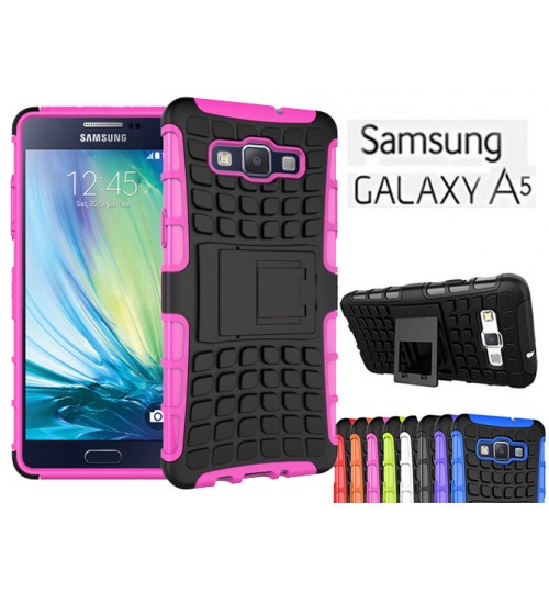 Galaxy A5 Case Heavy Duty Hybrid Kickstand Combo