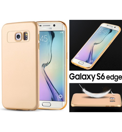 Galaxy S6 edge Slim Metal bumper w back case+Pen