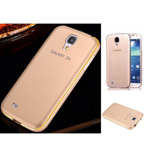 Galaxy S4 Slim Metal bumper w back case+Pen