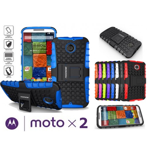 Moto X 2 Case  HV Duty KickStand case+Pen