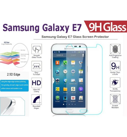 Galaxy E7 tempered Glass Protector Film Samsung