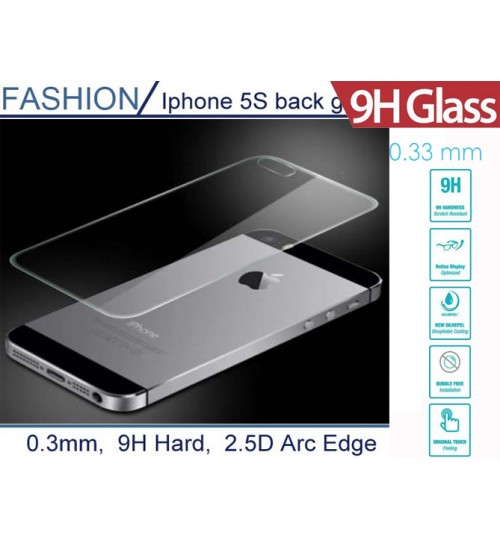 iPhone 5 5s CURVED Tempered Glass Protector (BACK)