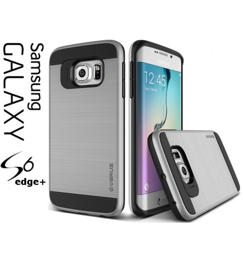 Galaxy S6 edge+ impact proof hybrid case brushed