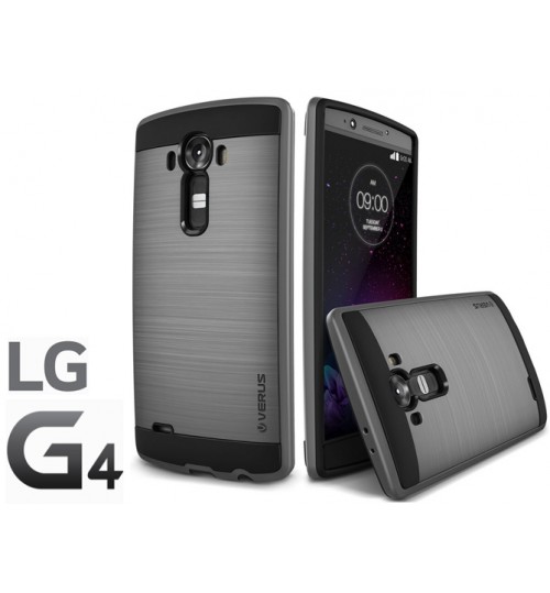 LG G4 impact proof hybrid case brushed
