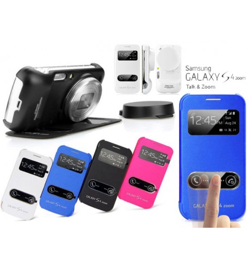 Samsung Galaxy s4 Zoom case Flip window view case