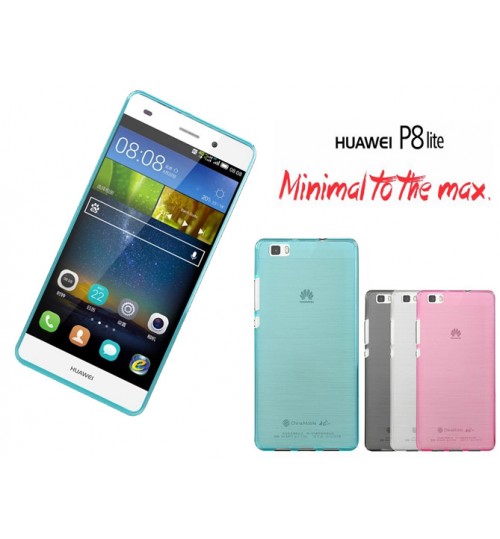 Huawei P8 Lite case TPU Soft Gel Case+Pen