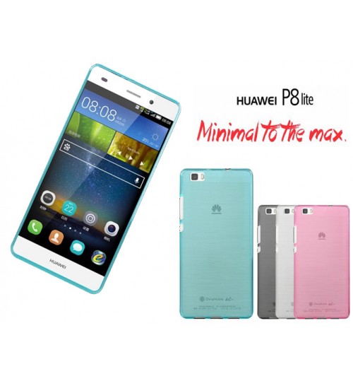 Huawei P8 Lite case TPU Soft Gel Case+Pen