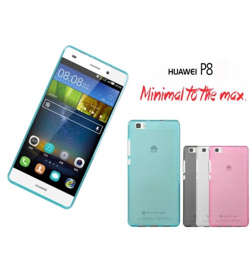 Huawei P8  case TPU Soft Gel Case+Pen