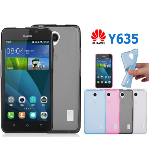 Huawei Y635 case TPU Soft Gel Case+Pen