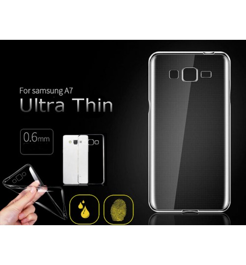 Galaxy A7 case clear gel Ultra Thin+Pen