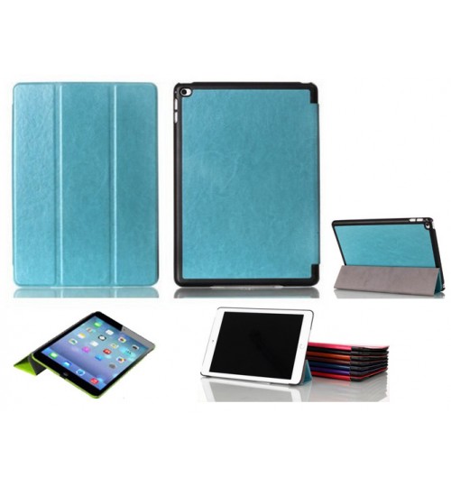 iPad Air 2 luxury fine leather smart cover case