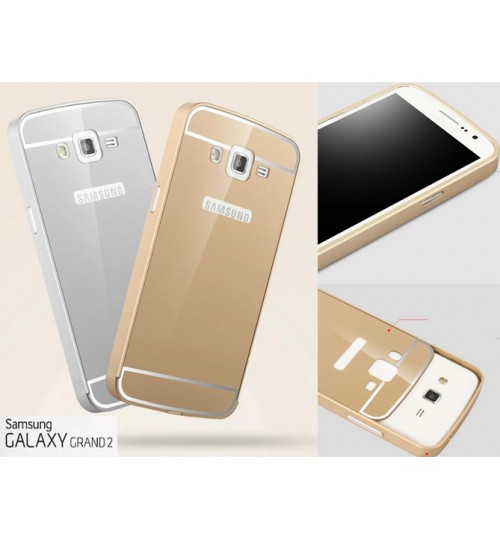 Galaxy Grand 2 metal bumper w back case