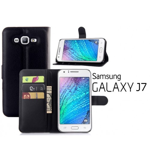 Samsung Galaxy J7 case wallet leather case