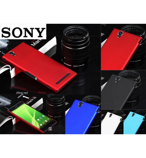 Sony Xperia T2 Ultra Daul Slim hard case +Pen