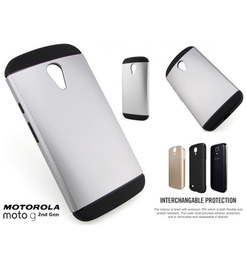 Moto G 2nd Gen G2 Slim Anti-shock hard case+Pen