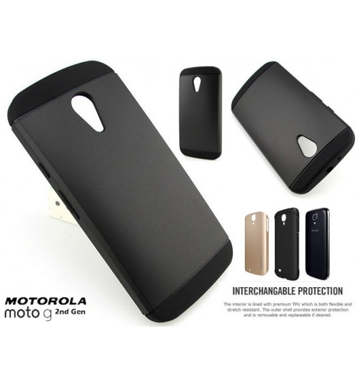 Moto G 2nd Gen G2 Slim Anti-shock hard case+Pen