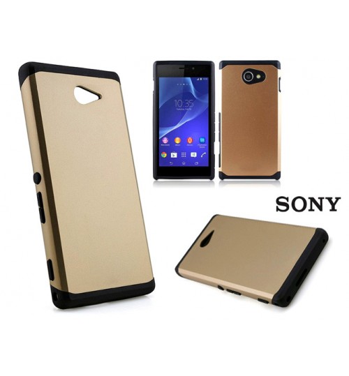 Sony Xperia M2 Slim Anti-shock hard case+Pen