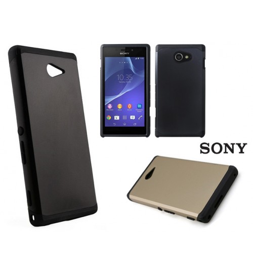 Sony Xperia M2 Slim Anti-shock hard case+Pen