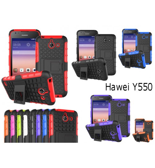 Huawei Y550 Case Heavy Duty Kickstand case