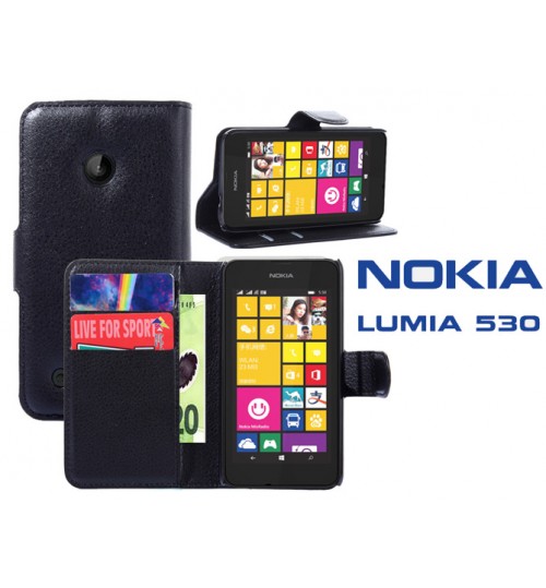 Microsoft Lumia 530 Wallet Leather Case Nokia