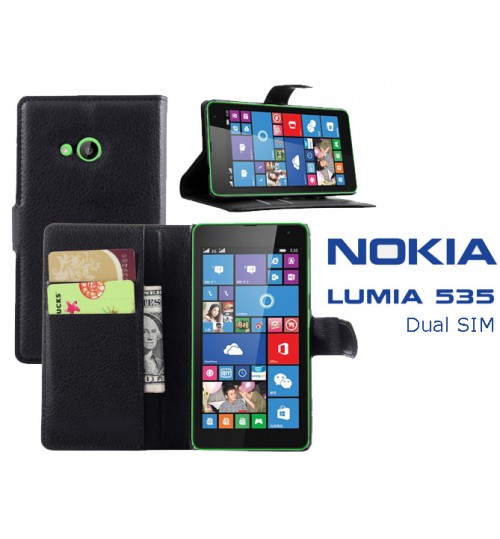 Microsoft Lumia 535 Wallet Leather Case Nokia