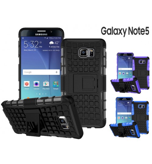 Galaxy Note 5 Case Heavy Duty Hybrid Kickstand