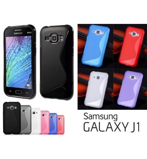 Samsung Galaxy J1 case TPU gel cover S line