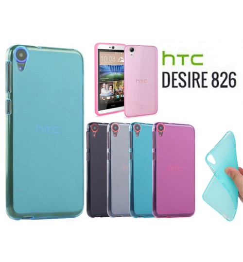 HTC desire 826 case TPU Soft Gel Case+Pen