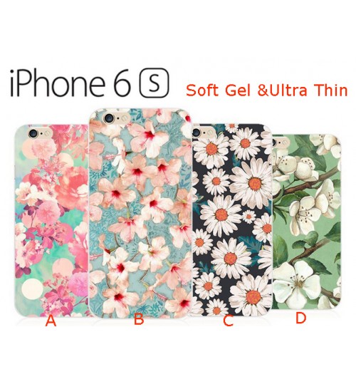 iPhone 6  6s Case Soft Gel Ultra Thin Cover +SP