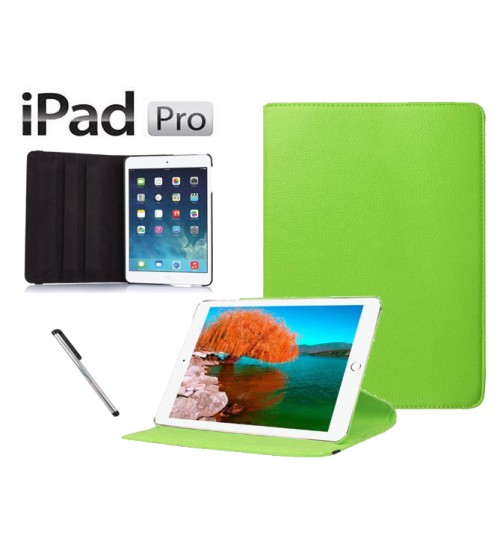 iPad Pro 12.9 inch Leather Flip Case+Pen