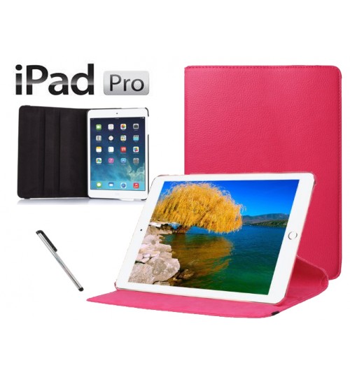 iPad Pro 12.9 inch Leather Flip Case+Pen