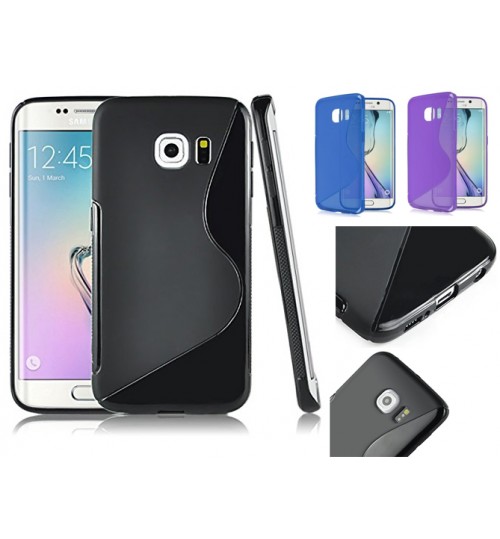 Galaxy S6 Edge case TPU gel cover S line Case Cover