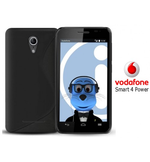 Vodafone Smart 4 Power case TPU Soft Gel+Pen