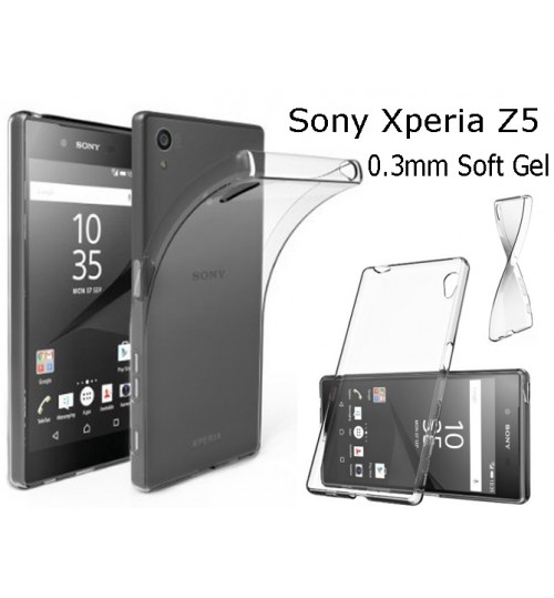 Sony Xperia Z5 TPU clear gel Ultra Thin case+Pen