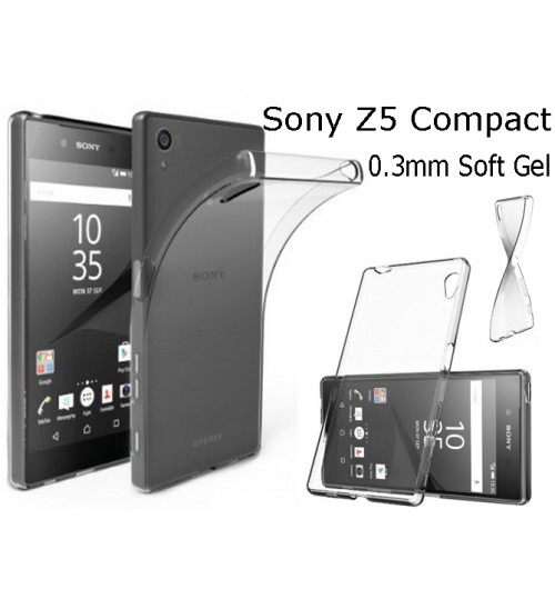 Sony Xperia Z5 Compact TPU Clear Gel Thin Case