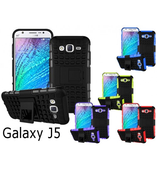 Galaxy  J5 Case Heavy Duty Hybrid Kickstand+Combo