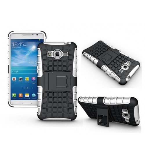 Samsung Galaxy J2 Prime Case Heavy Duty Hybrid Kickstand