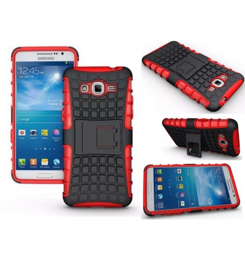 Samsung Galaxy J2 Prime Case Heavy Duty Hybrid Kickstand