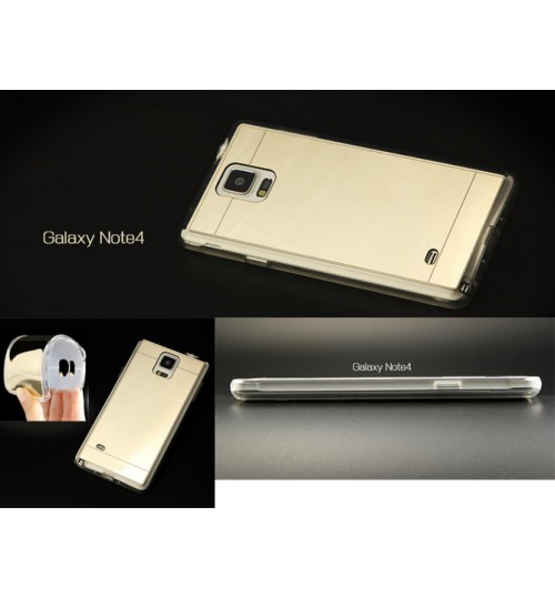 Samsung Galaxy Note 4 Soft Gel TPU Mirror Case