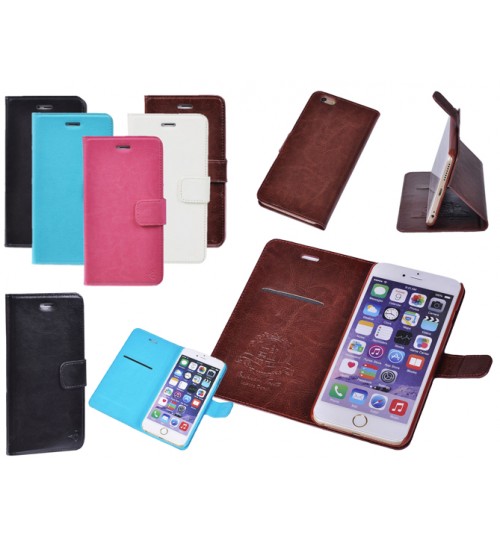 iPhone 6 6s Fine Leather Ultra Slim Flip Case