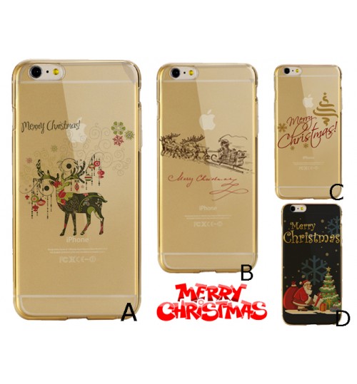 iPhone 6 6s  Xmax  TPU Soft Gel Ultra Thin Case Christmas Style Case