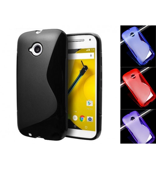 Motorola Moto E 2 case TPU gel cover S line E2