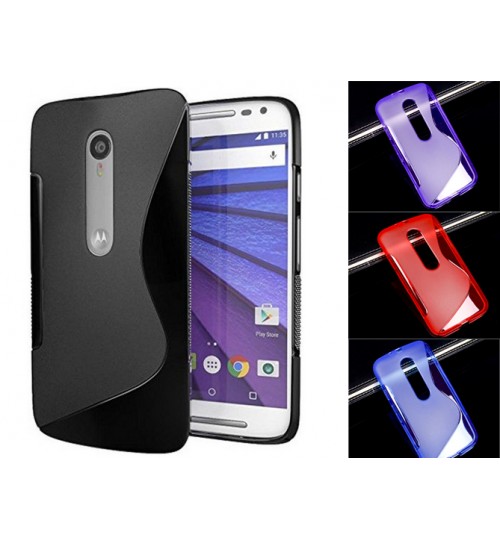 Motorola Moto G 3 case TPU gel cover S line G3