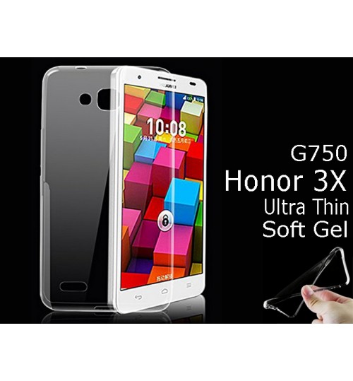Huawei G750 case clear gel TPU  Ultra Thin