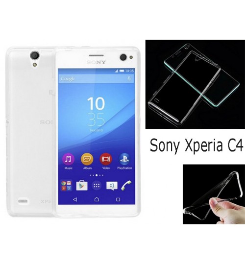 Sony Xperia C4 TPU clear gel Ultra Thin case