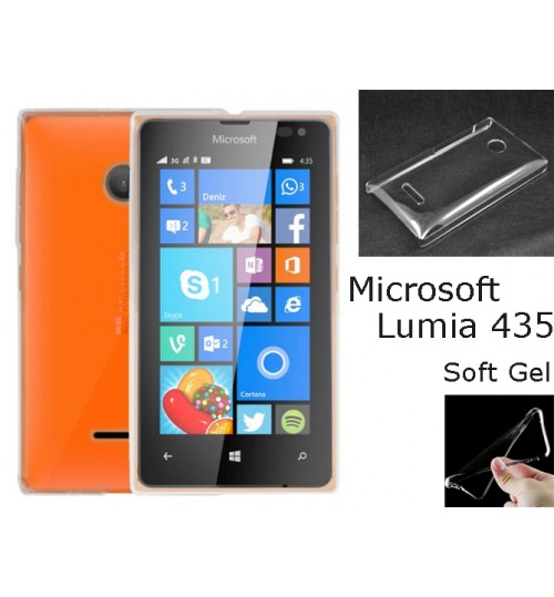 Microsoft Lumia 435 TPU clear Ultra Thin case